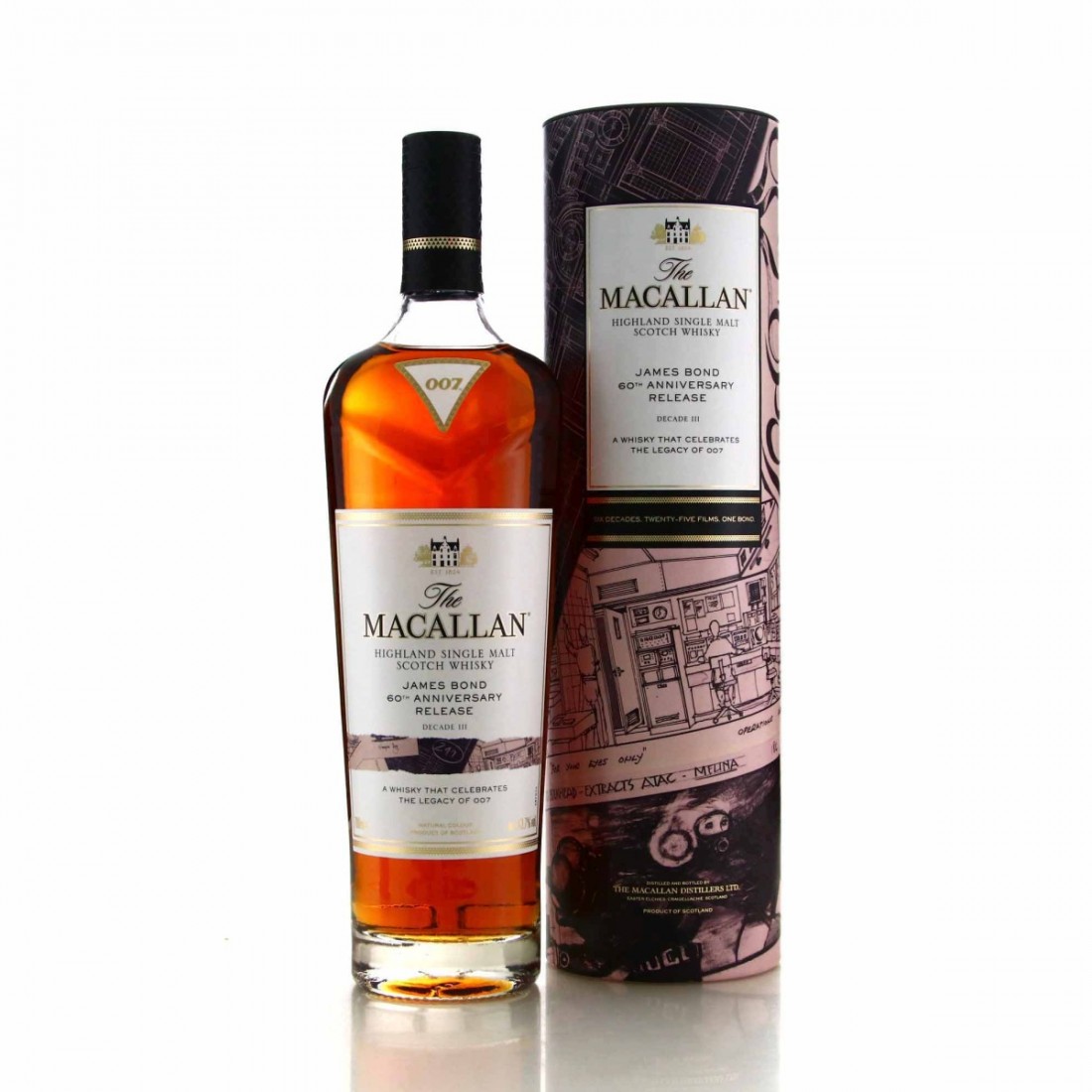 Macallan James Bond 60th Anniversary Release / Decade 3 Whisky Auctioneer