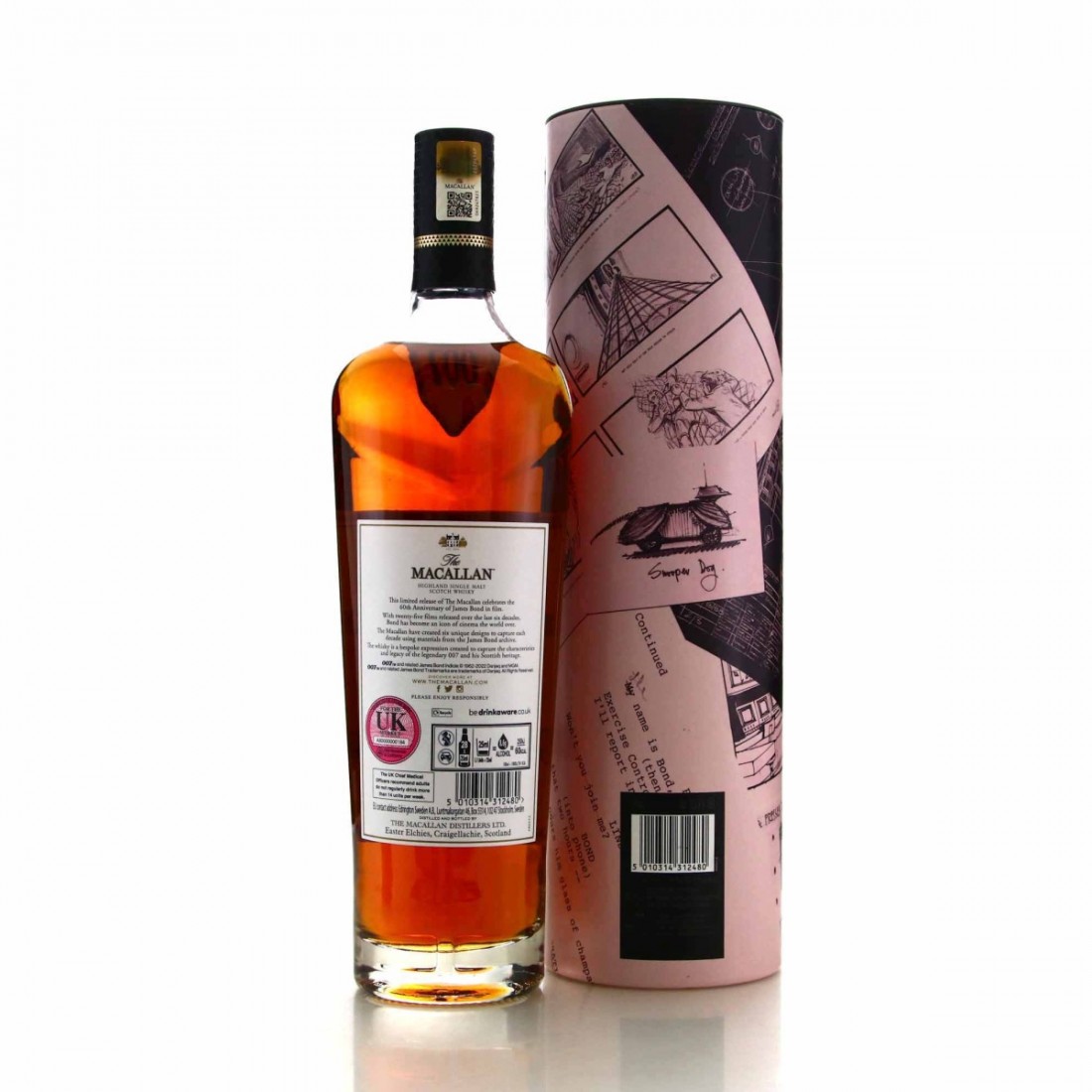 Macallan James Bond 60th Anniversary Release / Decade 3 Whisky Auctioneer