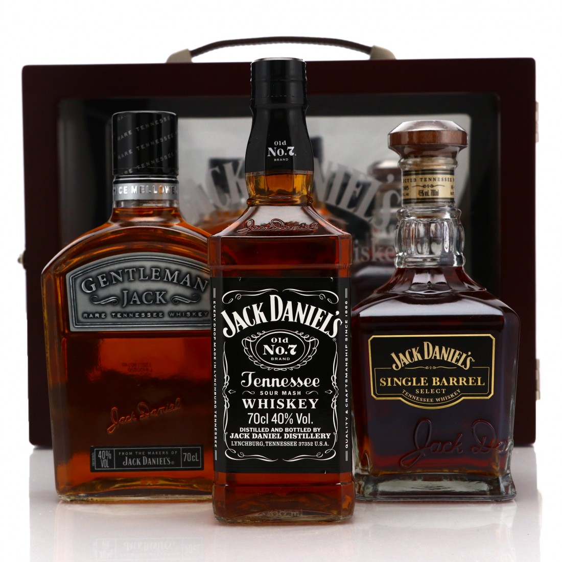 Jack Daniel's Family of Fine Whiskeys Gift Pack 2014 3 x 70cl Whisky