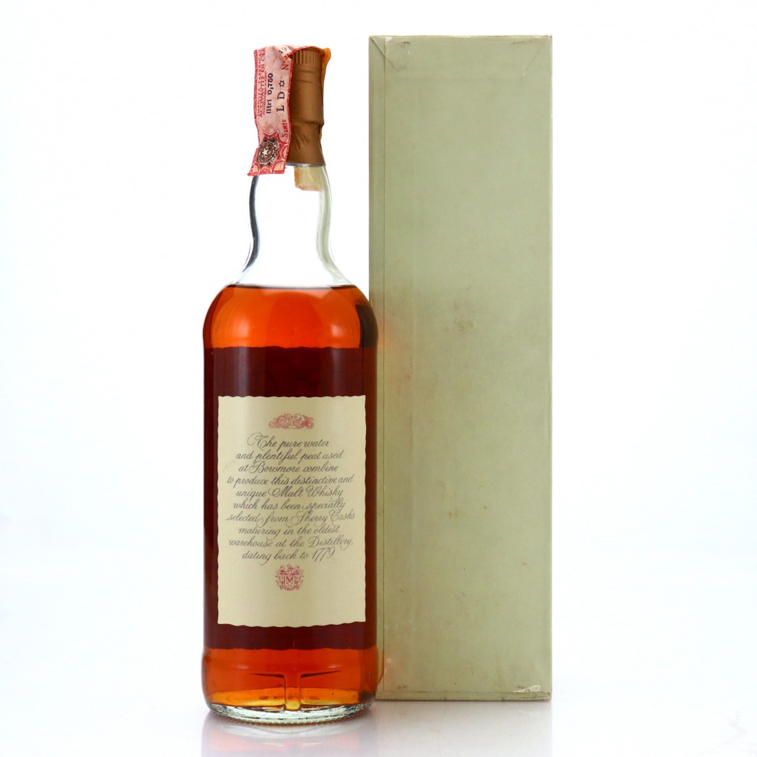 Bowmore 1967  OB 空瓶 Bowmore 1967 OB 空瓶