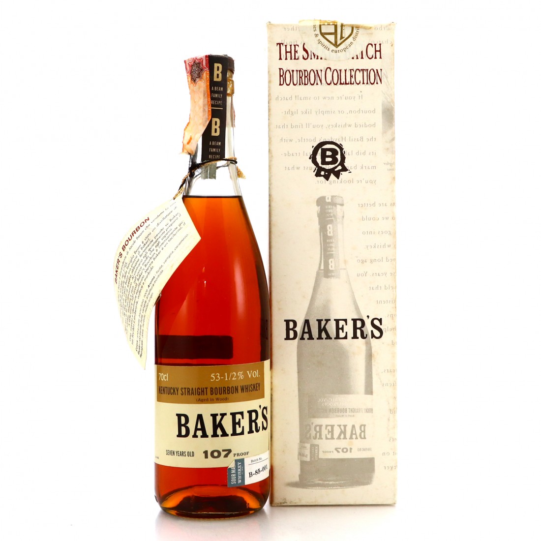 Baker's 7 Year Old 107 Proof Kentucky Straight Bourbon B85001 70cl