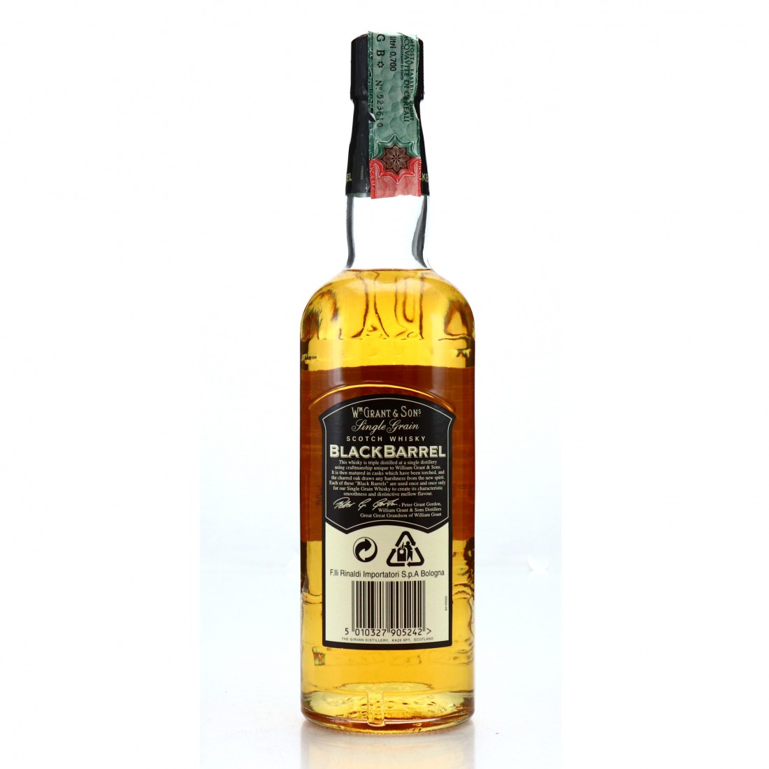 Girvan Black Barrel Single Grain Whisky Auctioneer