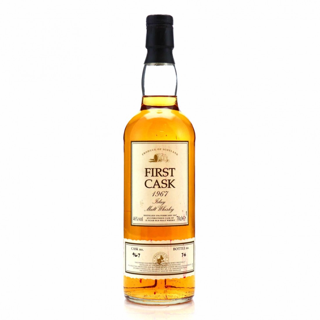 Bruichladdich 1967 First Cask 32 Year Old 967 Whisky Auctioneer