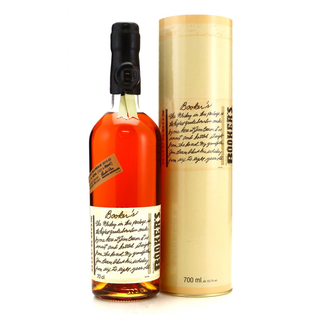 Booker's 7 Year Old Kentucky Straight Bourbon 201502 70cl Whisky