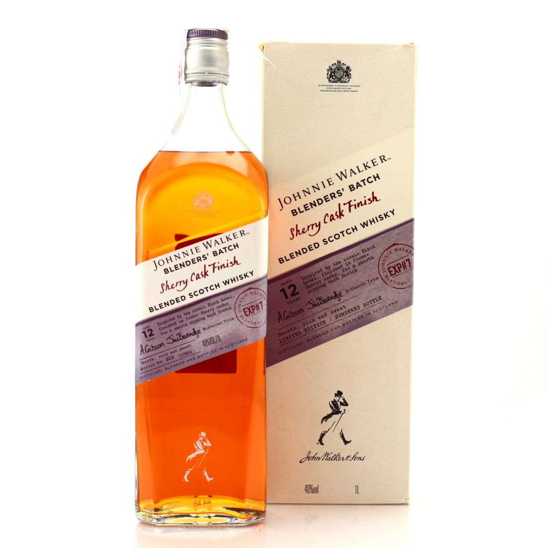 Johnnie Walker 12 Year Old Blenders' Batch Exp7 1 Litre / Sherry Cask