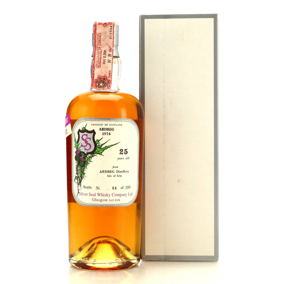 Ardbeg 1976 Silver Seal 25 Year Old Whisky Auctioneer