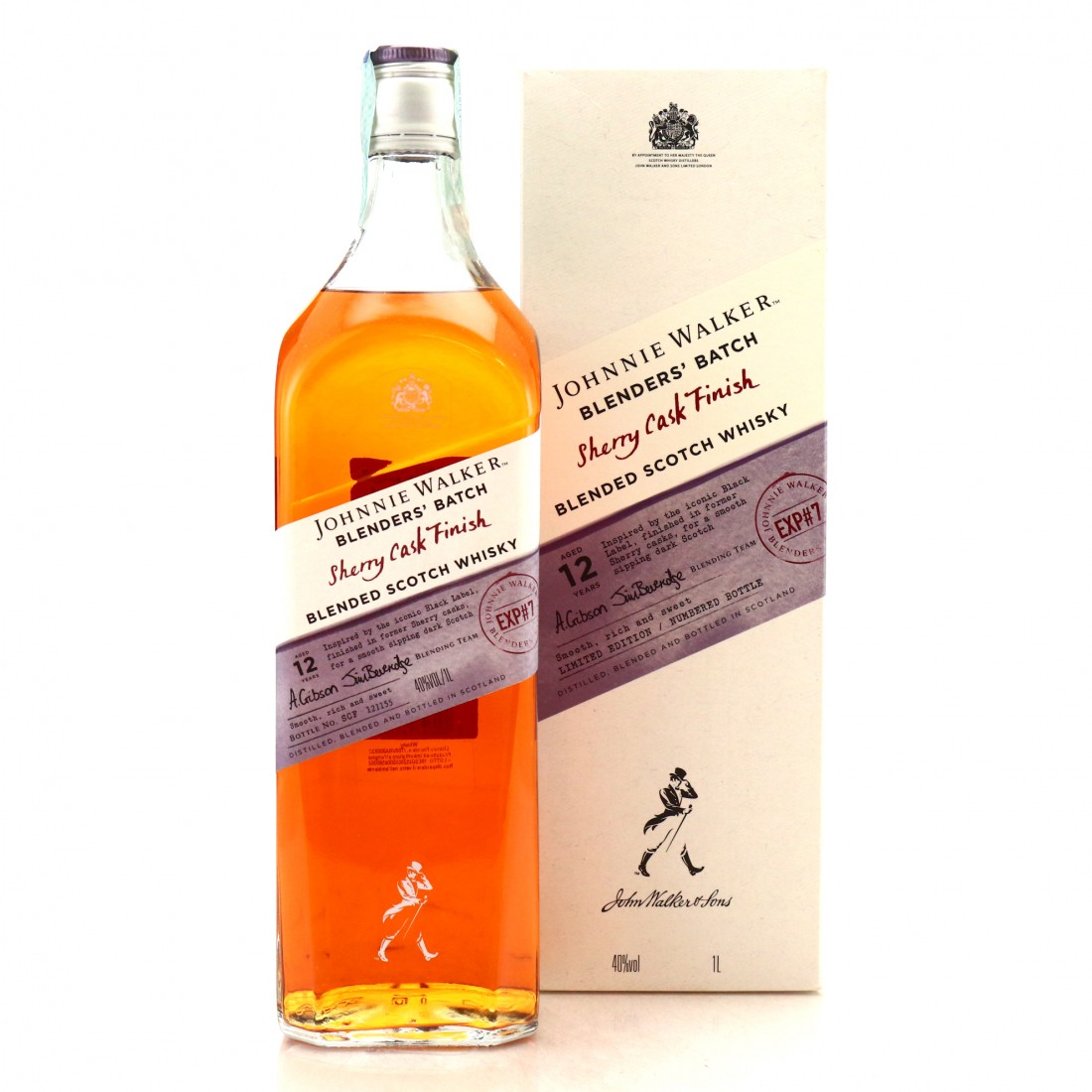 Johnnie Walker 12 Year Old Blenders' Batch Exp7 1 Litre / Sherry Cask