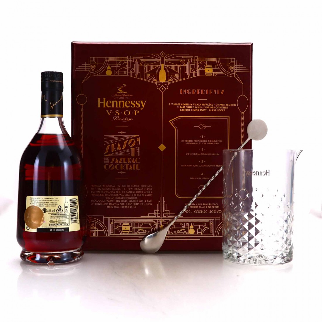 Hennessy Privilege VSOP Cognac / Includes Mixing Glass Whisky Auctioneer