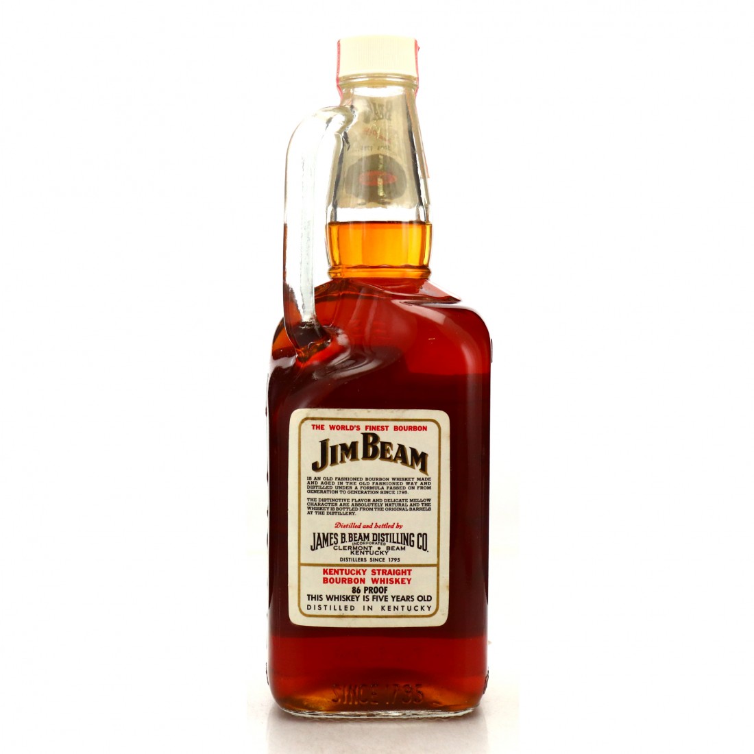 Jim Beam 5 Year Old Kentucky Straight Bourbon Half Gallon 1974 Whisky Auctioneer