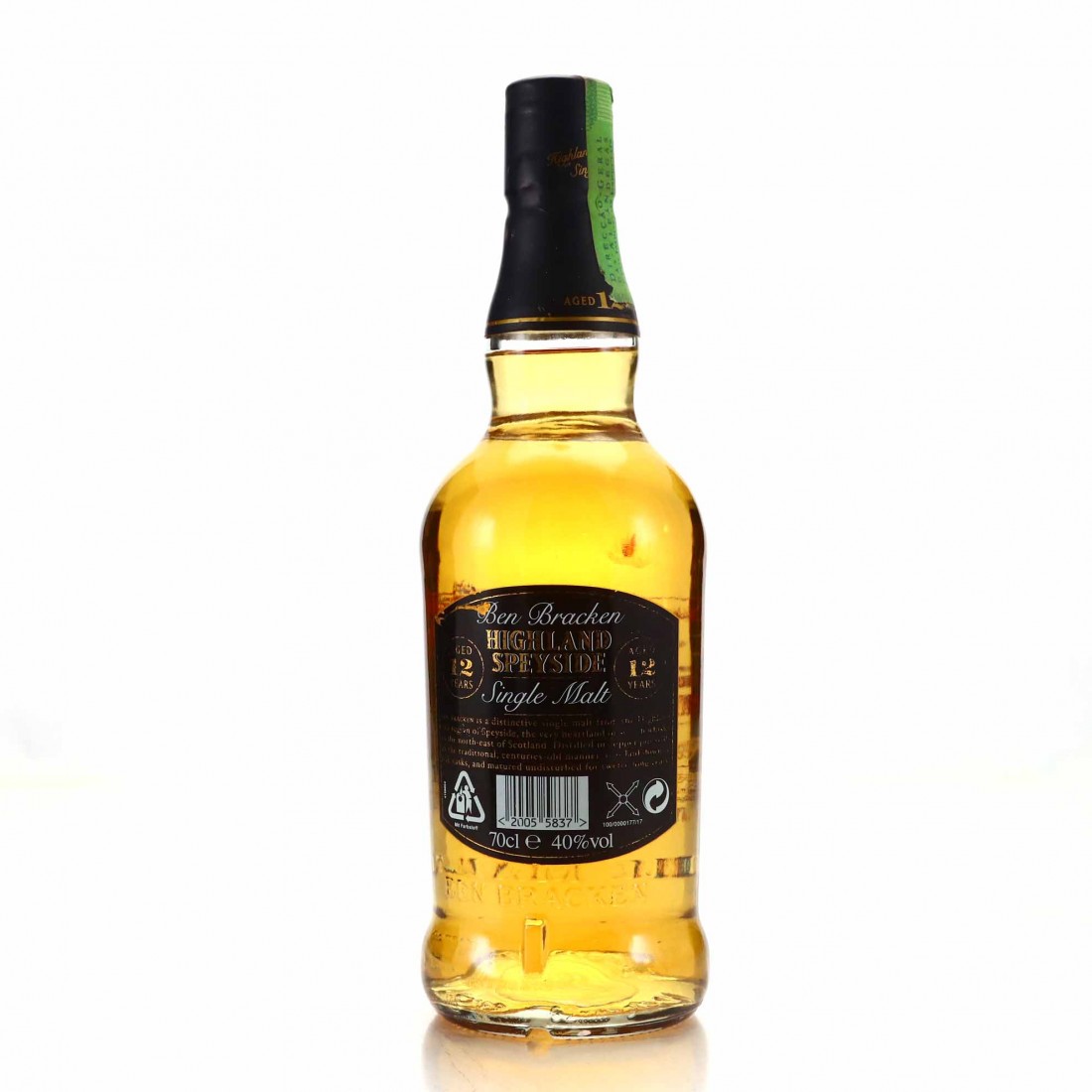 Ben Bracken 12 Year Old Speyside Single Malt Whisky Auctioneer