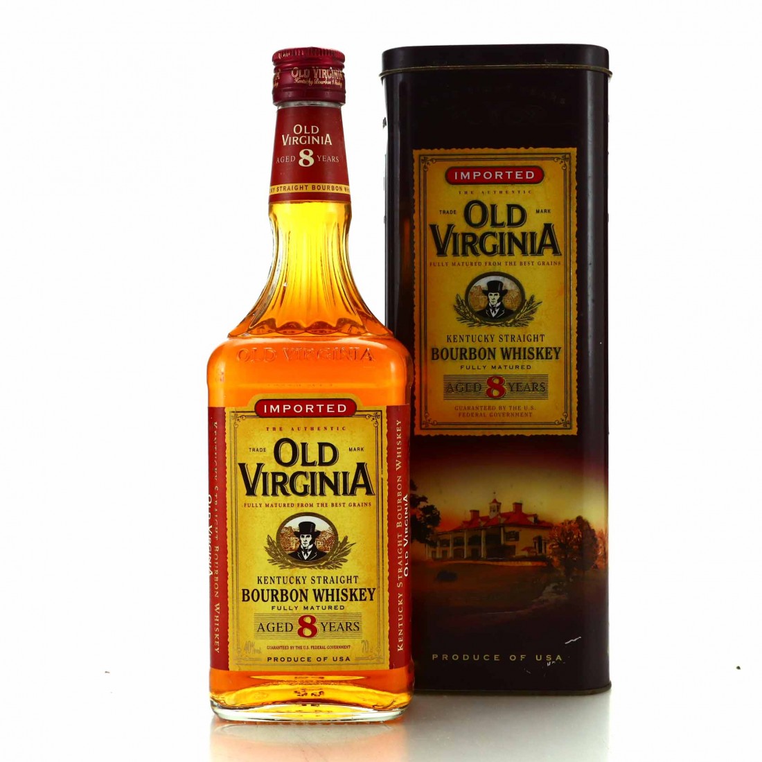 Old Virginia 8 Year Old Straight Bourbon 70cl | Whisky Auctioneer
