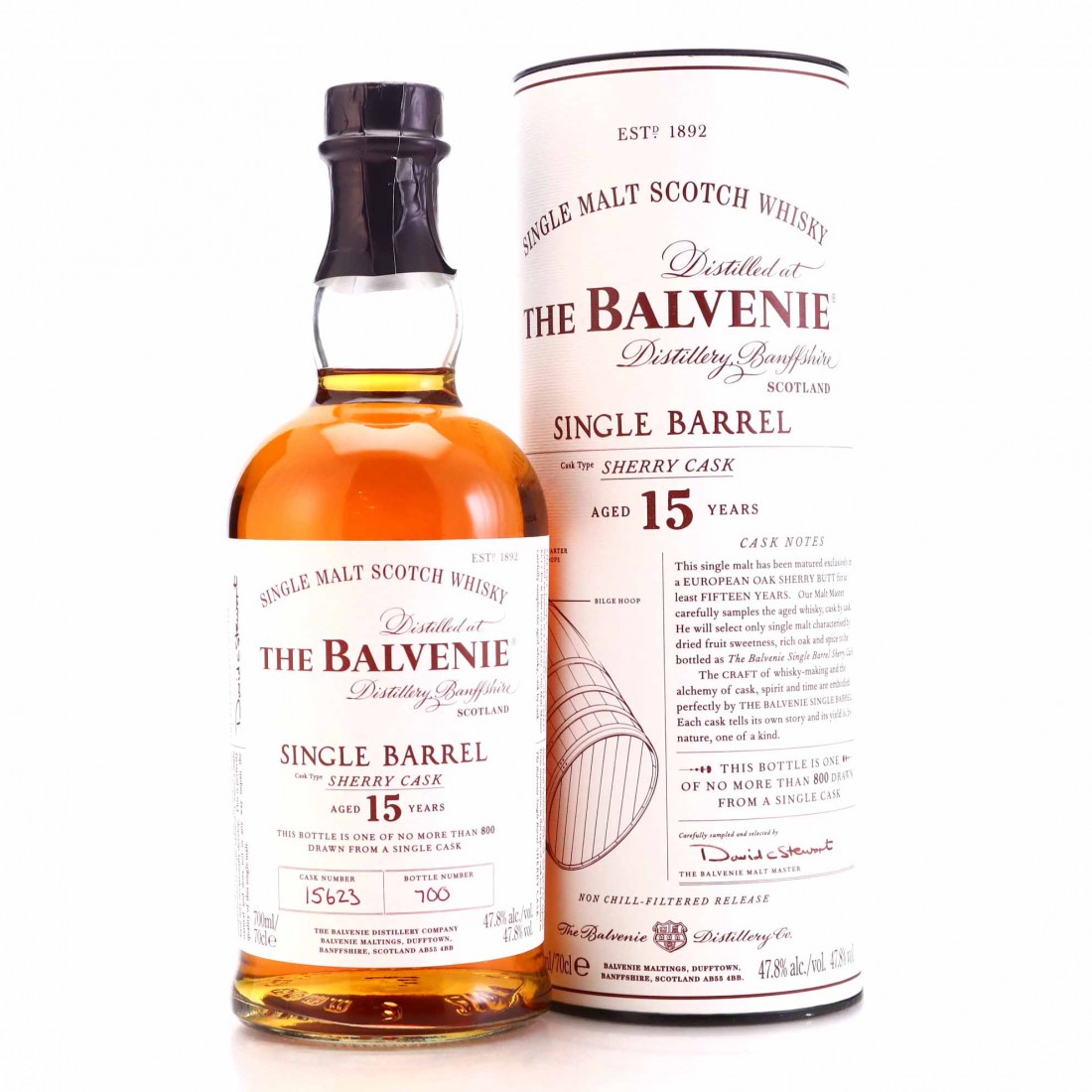Balvenie 15 Year Old Sherry Cask Single Barrel #15623 | Whisky Auctioneer