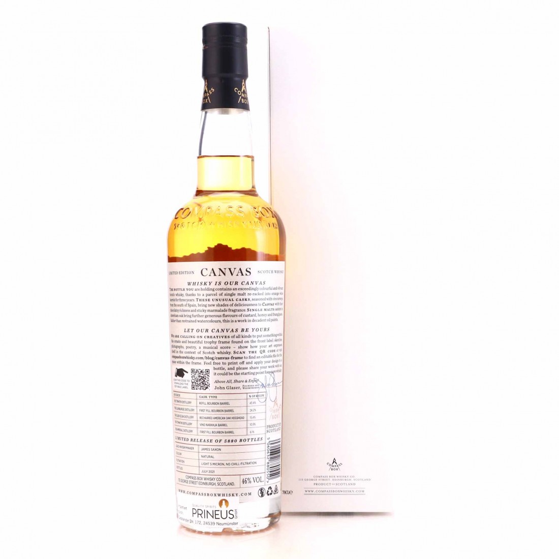 Compass Box Canvas Whisky Auctioneer