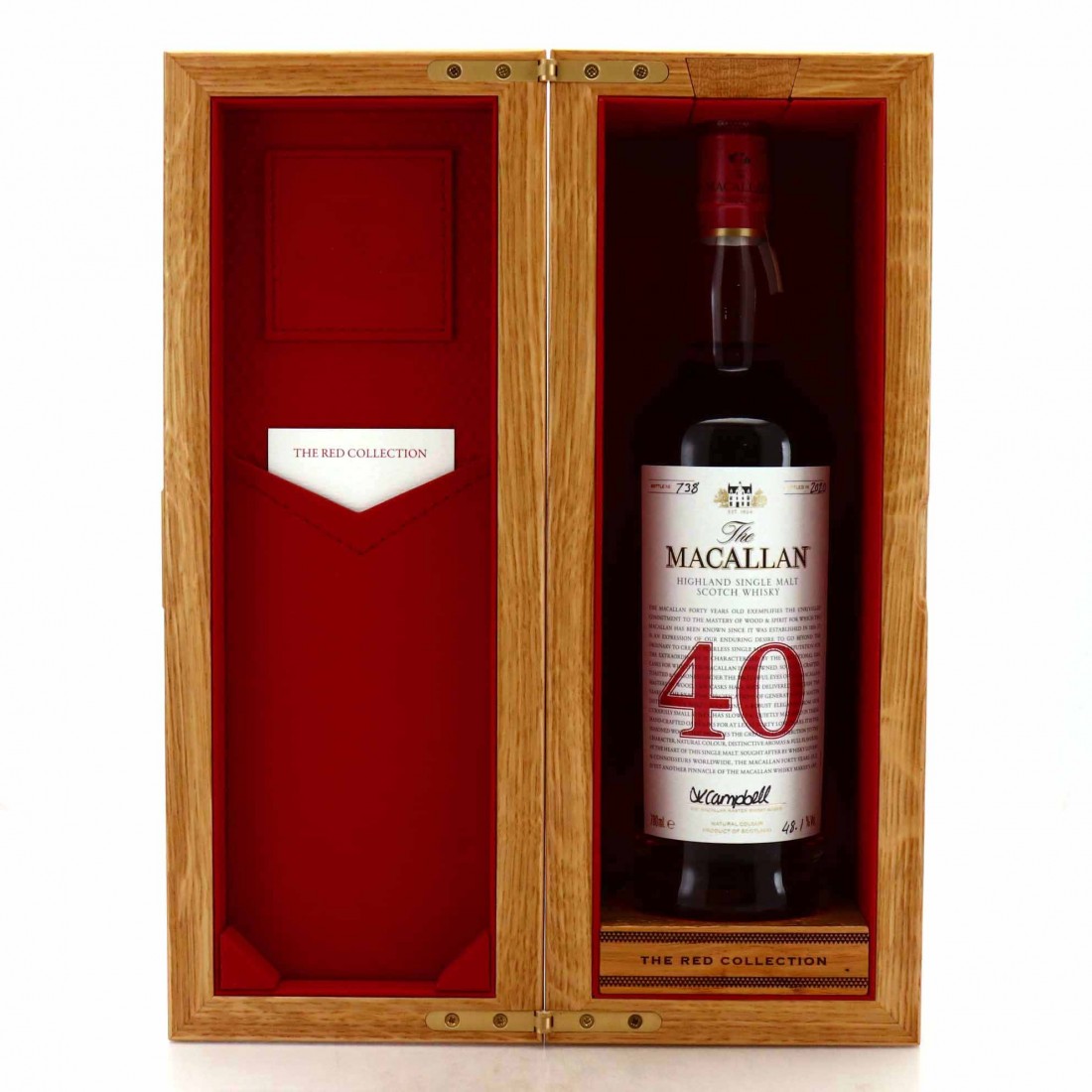 Macallan 40 Year Old The Red Collection 2020 Release | Whisky Auctioneer