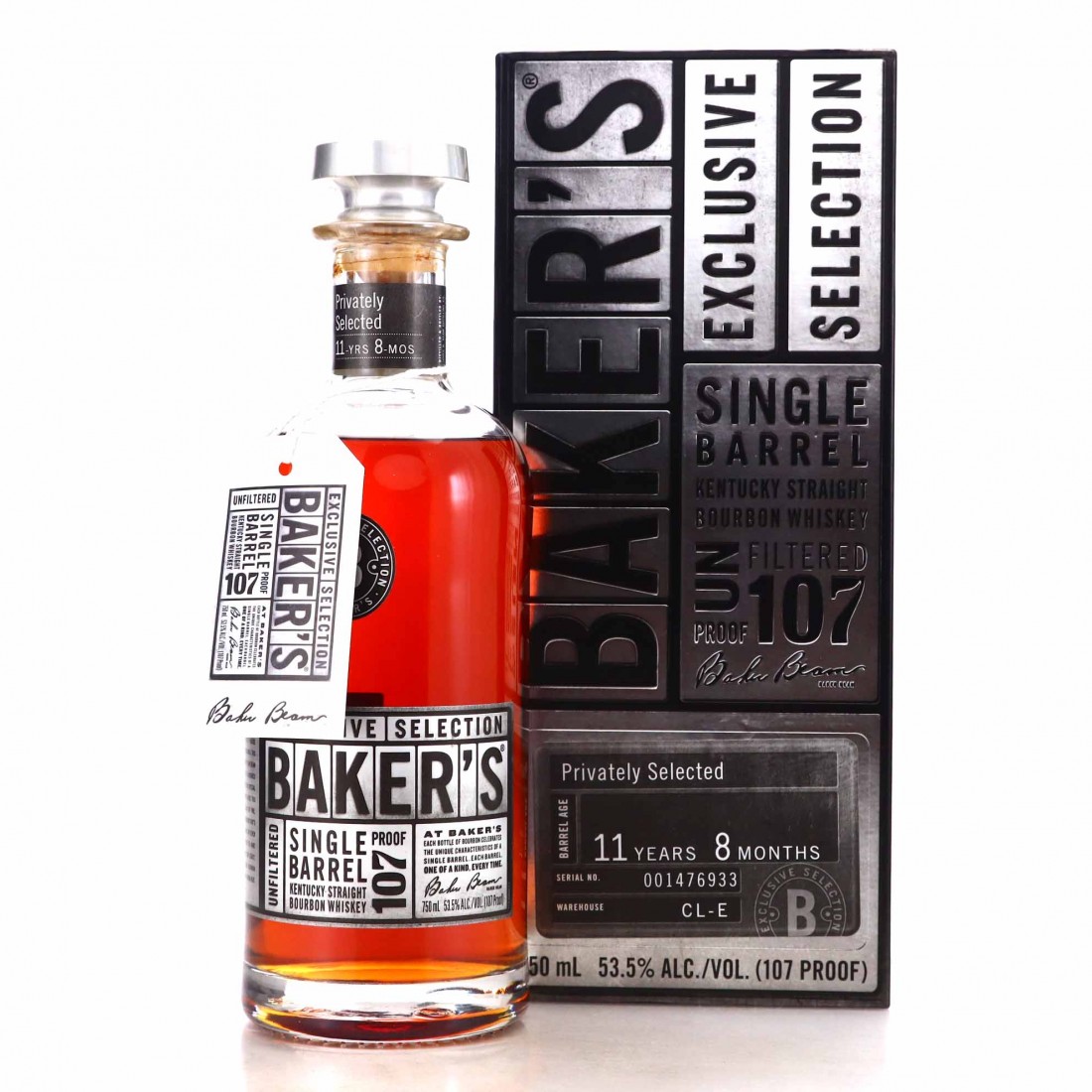 Baker's 11 Year Old Single Barrel Bourbon 1476933 Whisky Auctioneer