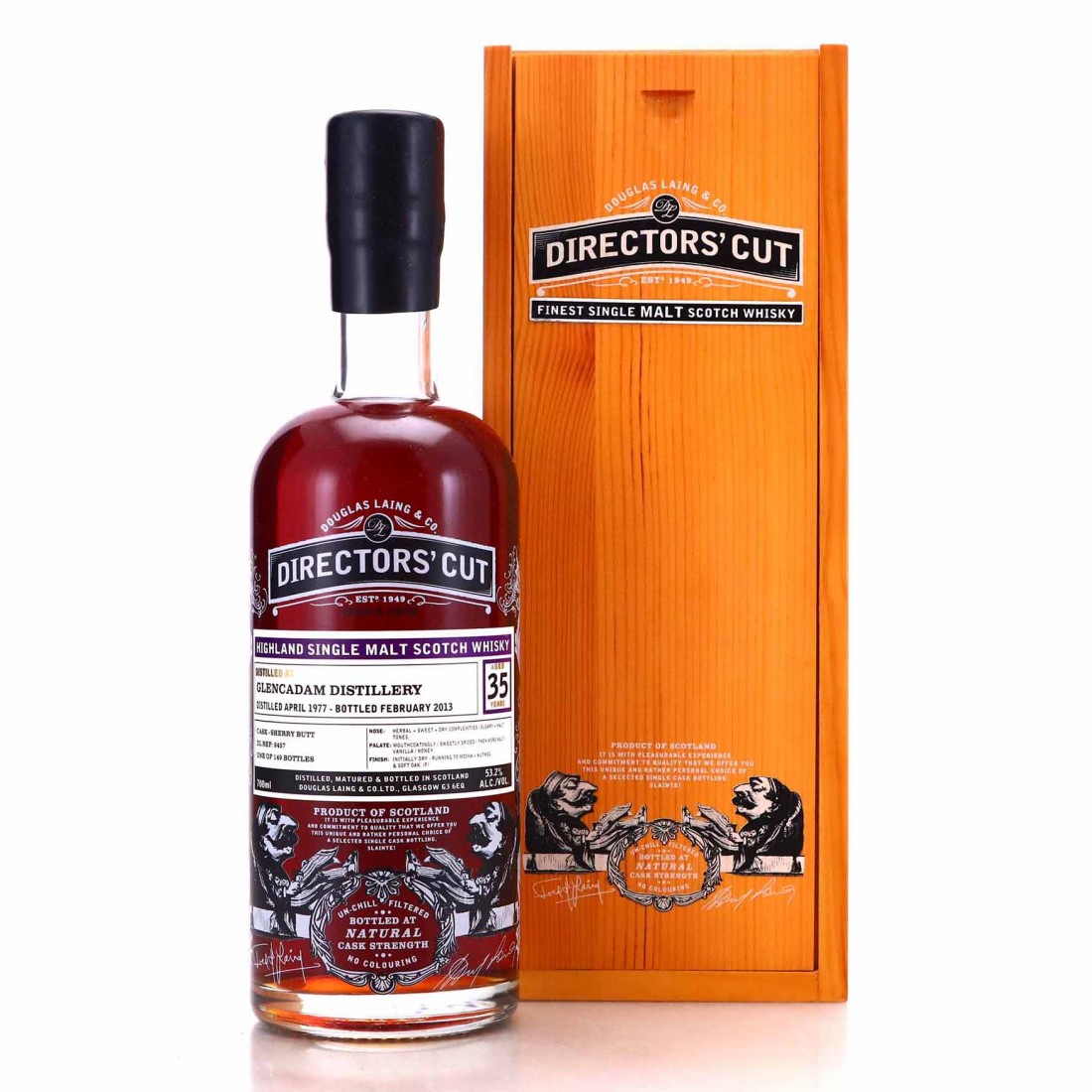 Glencadam 1977 Douglas Laing 35 Year Old Director's Cut Whisky Auctioneer