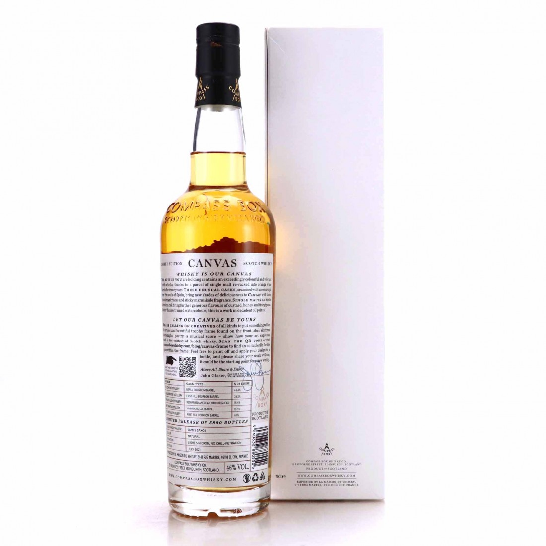 Compass Box Canvas Whisky Auctioneer