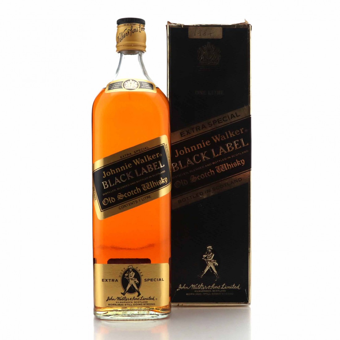 Johnnie Walker Black Label 1 Litre / Duty Free Whisky Auctioneer