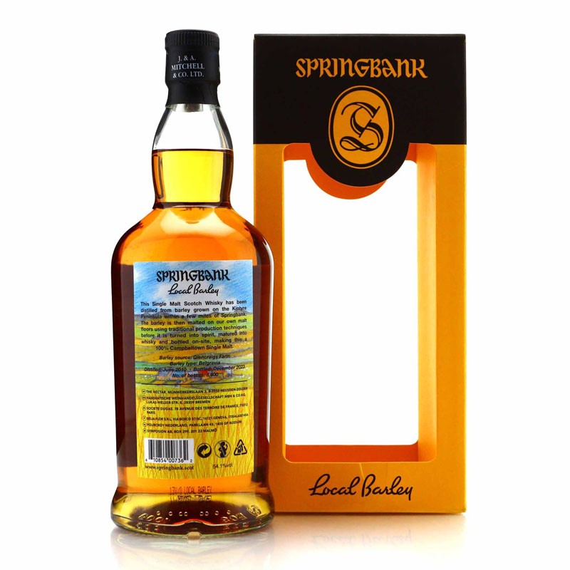 Springbank 2010 Local Barley 13 Year Old Whisky Auctioneer