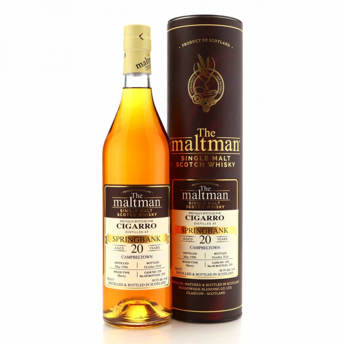Springbank 1996 Maltman 20 Year Old / Cigarro | Whisky Auctioneer