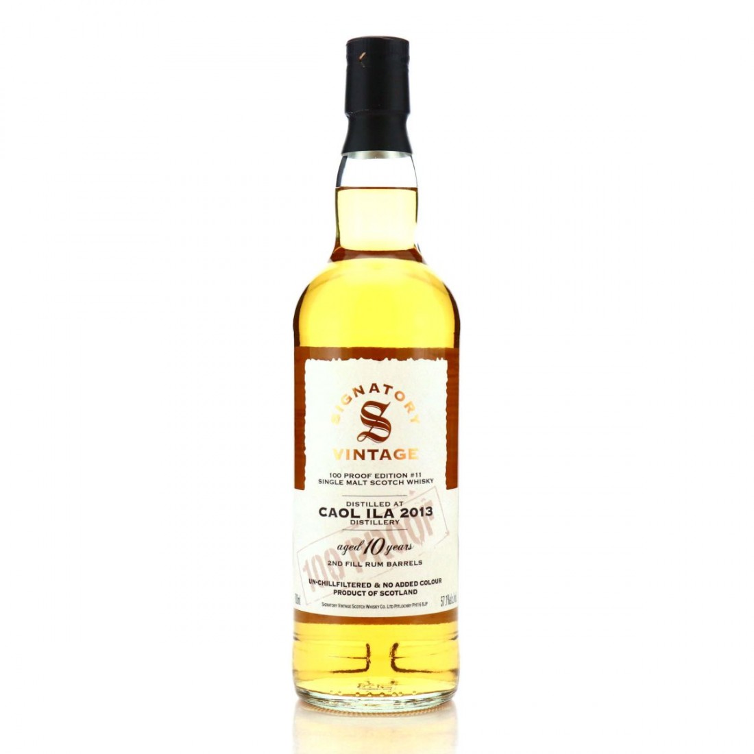 Caol Ila 2013 Signatory Vintage 10 Year Old 100 Proof | Whisky Auctioneer