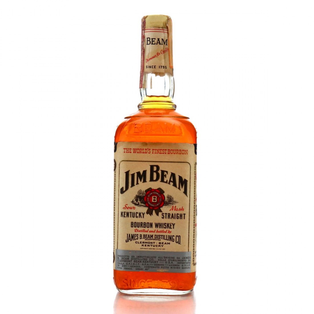 Jim Beam Kentucky Straight Bourbon 1975 / Spirit Import Whisky Auctioneer