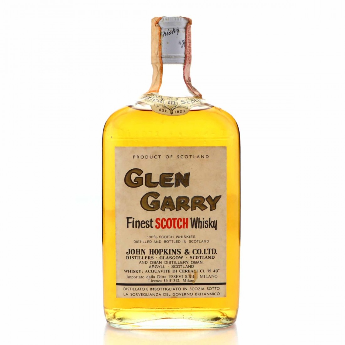 Glen Garry Finest Scotch Whisky 1970s Whisky Auctioneer