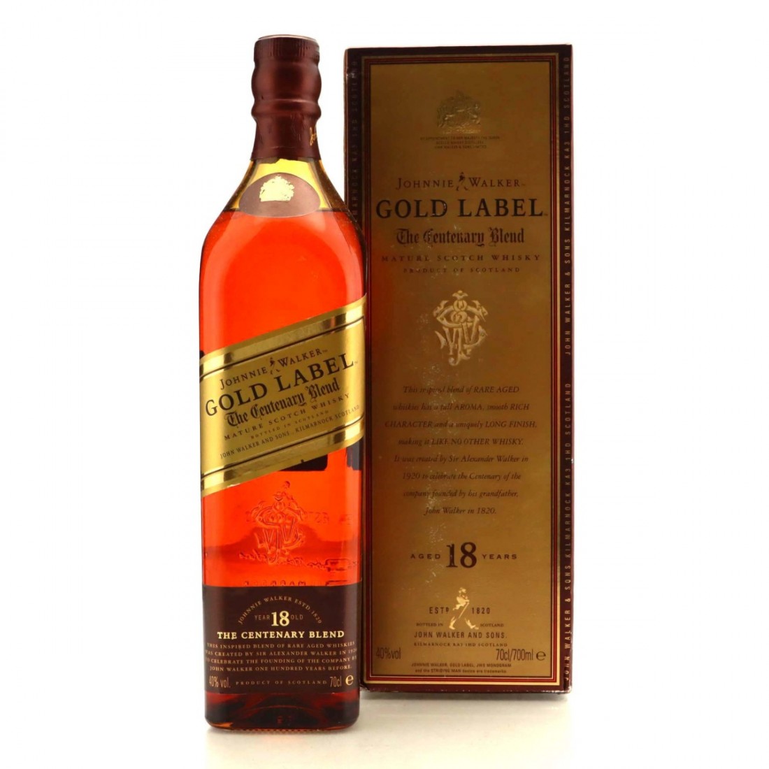 Johnnie Walker Gold Label Centenary Blend 18 Year Old | Whisky Auctioneer