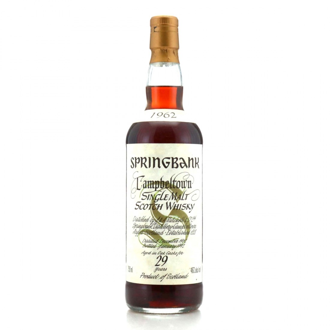 Springbank 1962 29 Year Old | Whisky Auctioneer