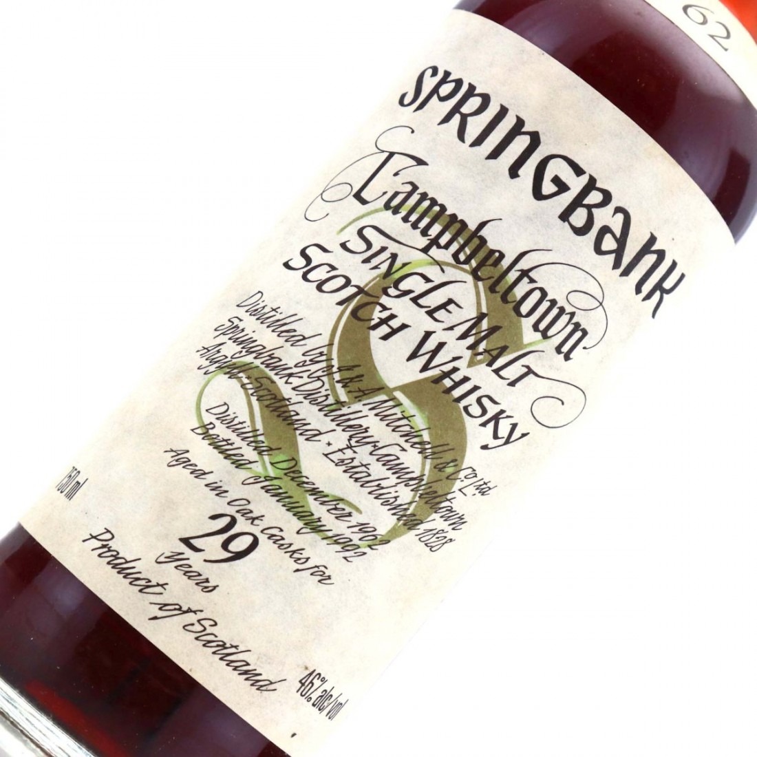Springbank 1962 29 Year Old | Whisky Auctioneer