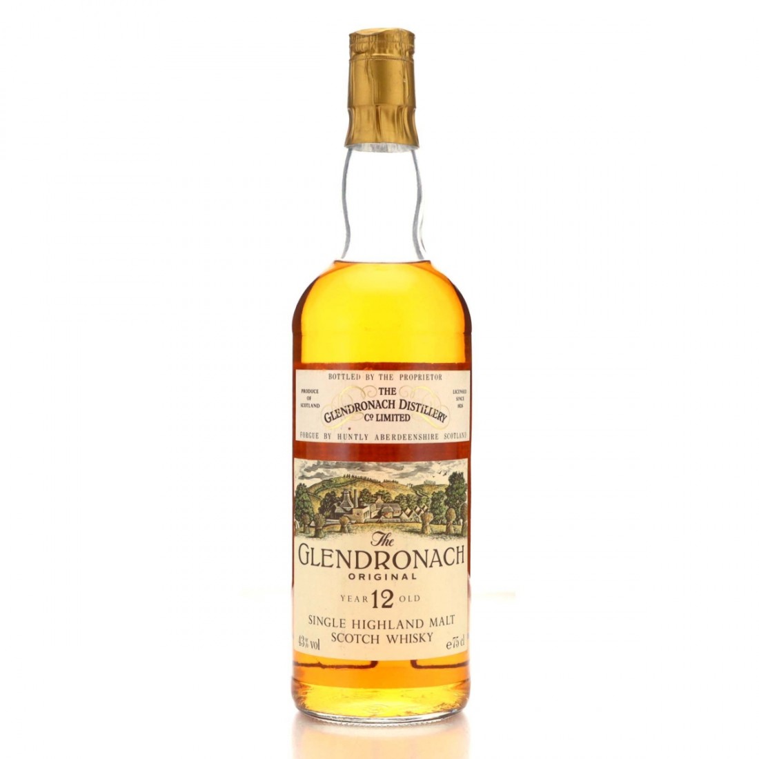 WHISKY Glendronach 12 Ans Original 43% Vol Vente En Ligne Et