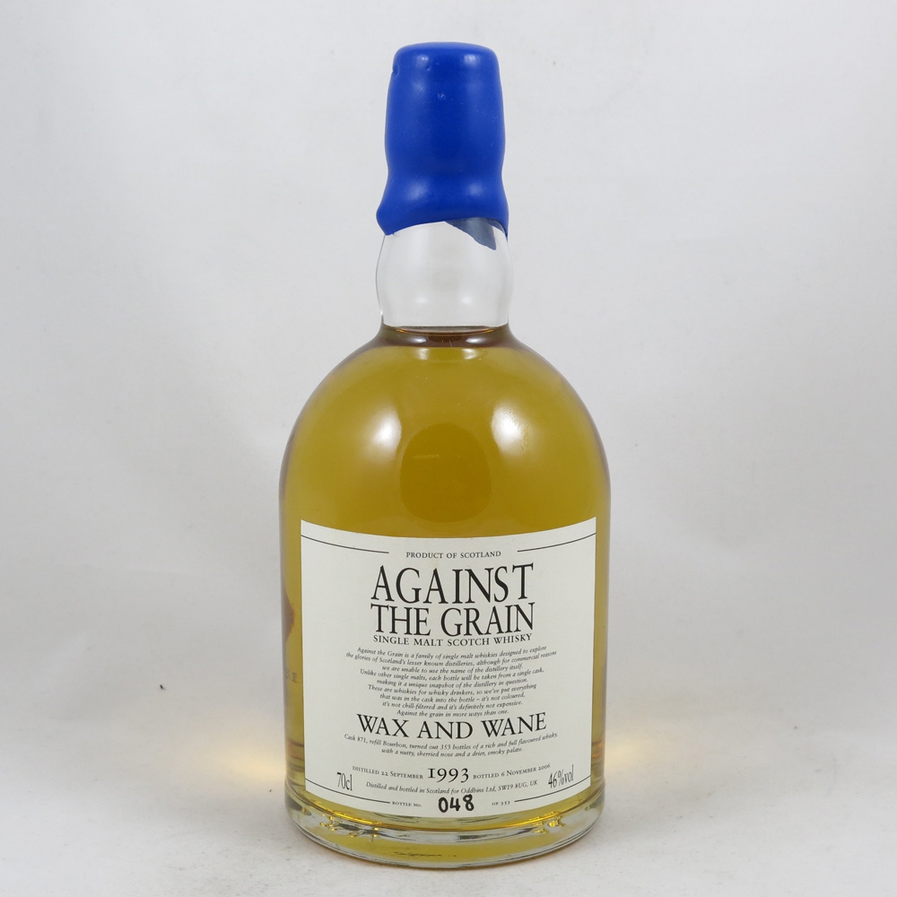 Dailuaine 1996 Against the Grain "Wax and Wane" 13 Year Old Whisky