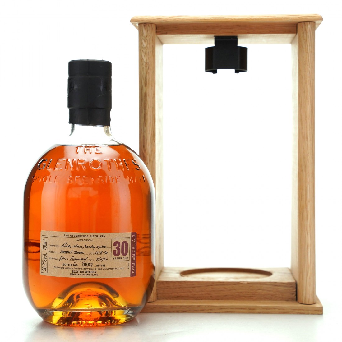 Glenrothes 1974 30 Year Old Whisky Auctioneer