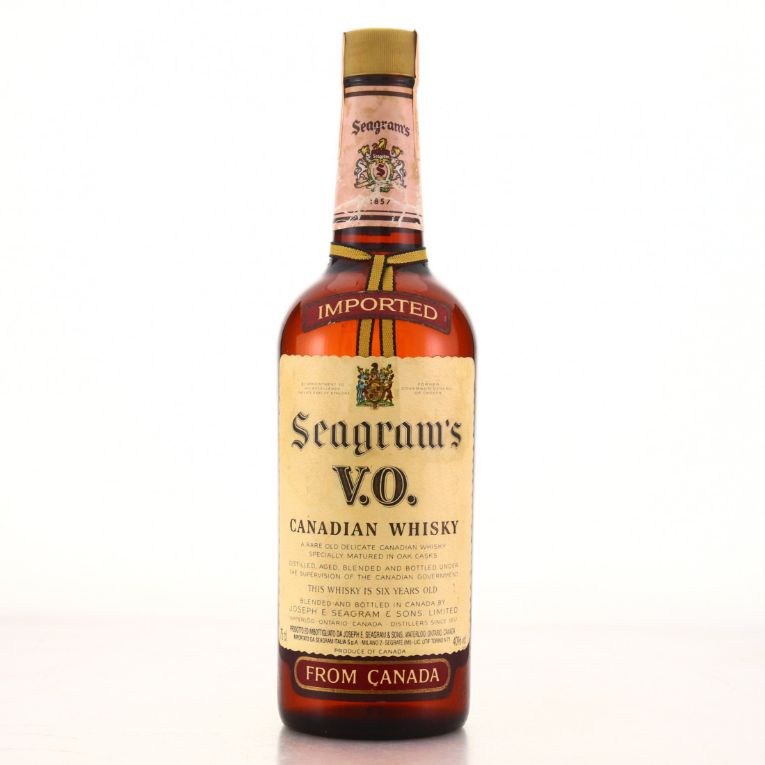 Seagram's VO 1981 Canadian Whisky Whisky Auctioneer