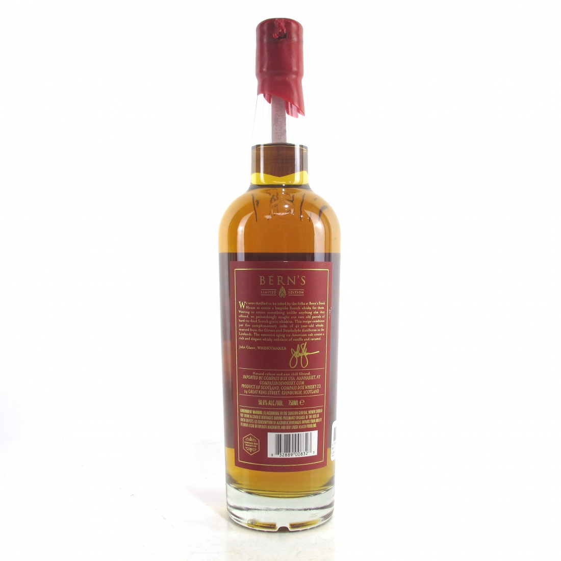 Compass Box Bern's 41 Year Old Blended Grain 75cl / US Import Whisky Auctioneer