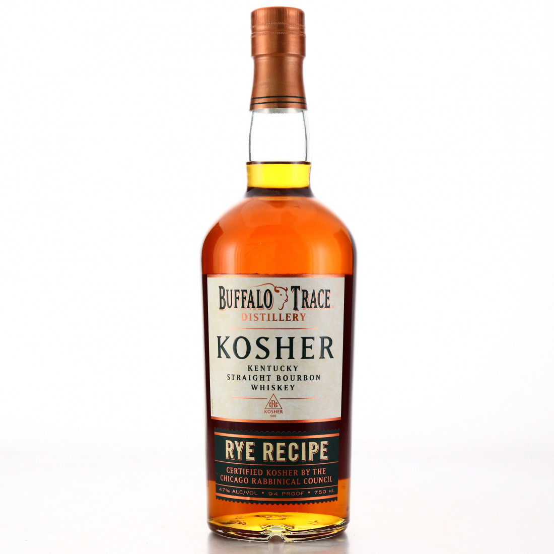 Buffalo Trace Kosher Rye Recipe Straight Bourbon Whisky Auctioneer