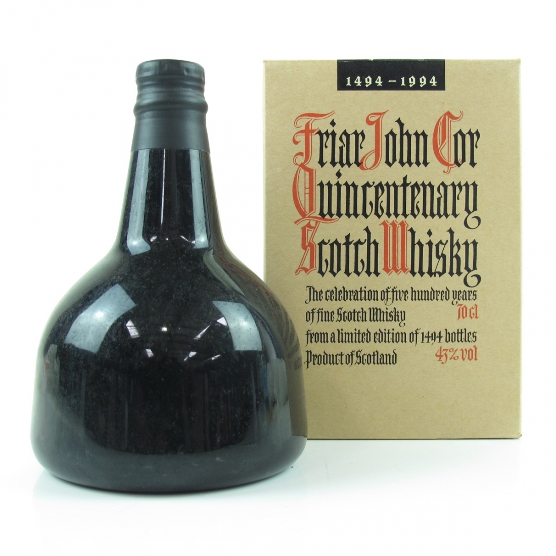Friar John Cor Quincentenary Whisky Auctioneer