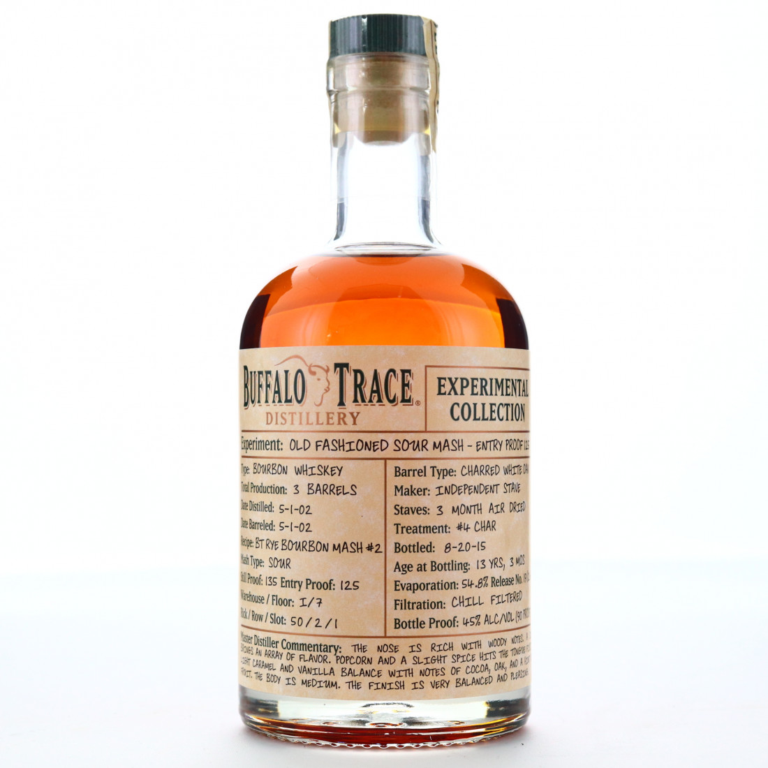 Buffalo Trace 2002 Experimental Collection 13 Year Old 37.5cl / Old