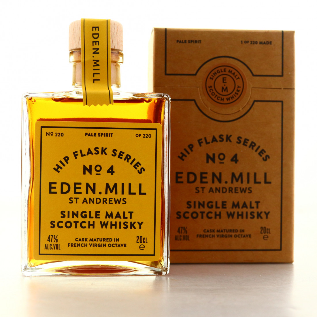 Eden Mill Single Malt Hip Flask Series No.4 20cl / French Virgin Octave