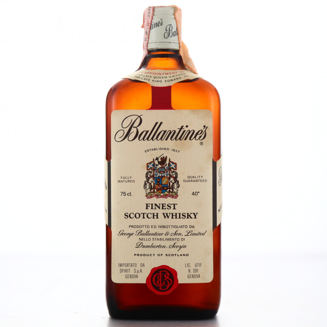 Ballantine's Finest Scotch Whisky 1980s Whisky Auctioneer