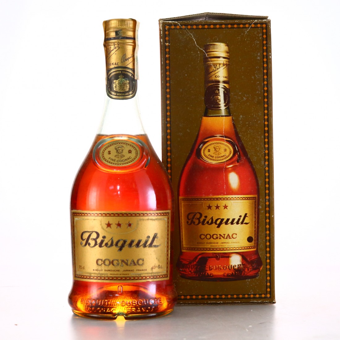 Bisquit 3 Star Cognac Whisky Auctioneer
