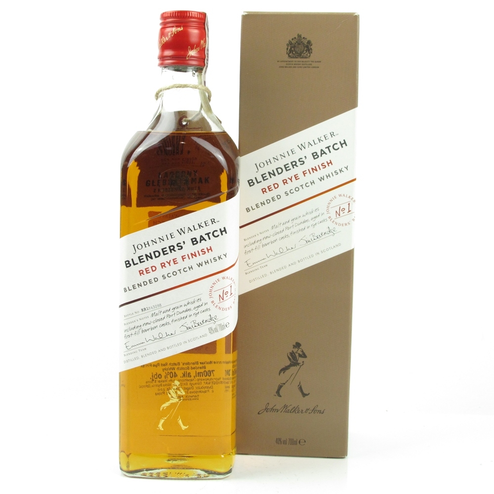Johnnie Walker Blenders' Batch Red Rye Finish Batch 1 Whisky Auctioneer