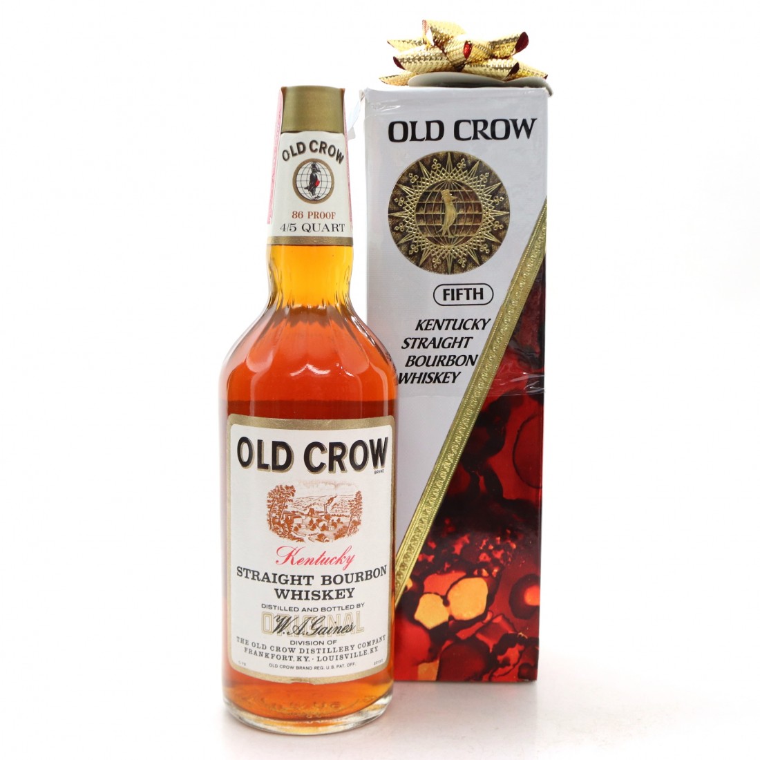 Old Crow Kentucky Straight Bourbon 1970s Whisky Auctioneer