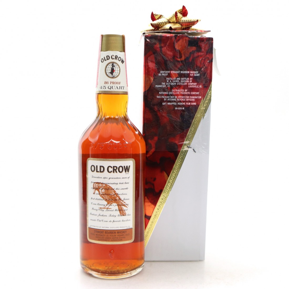 Old Crow Kentucky Straight Bourbon 1970s Whisky Auctioneer