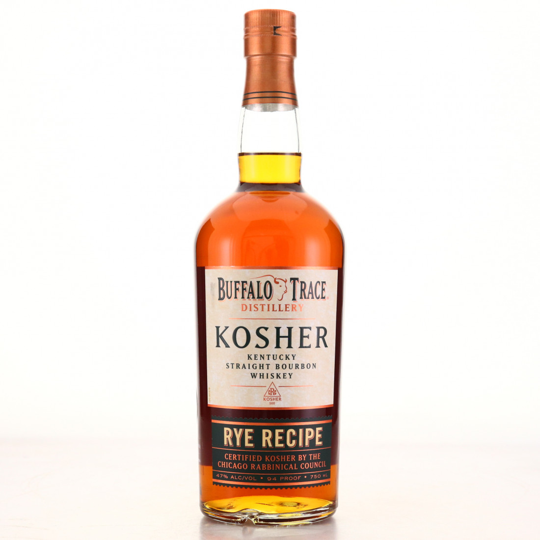 Buffalo Trace Kosher Rye Recipe Straight Bourbon Whisky Auctioneer