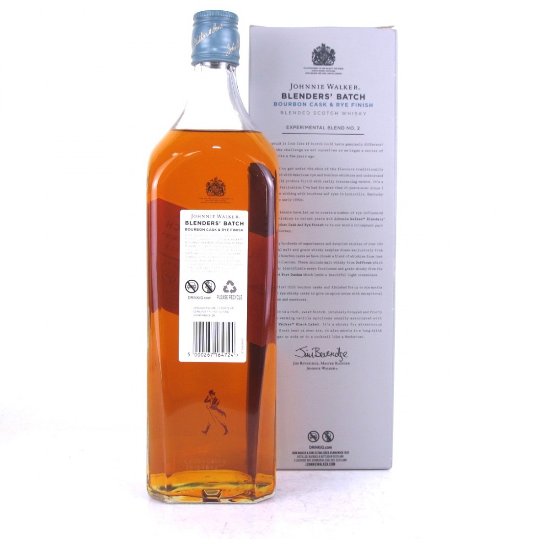 Johnnie Walker Blenders' Batch Bourbon Cask & Rye Finish 1 Litre