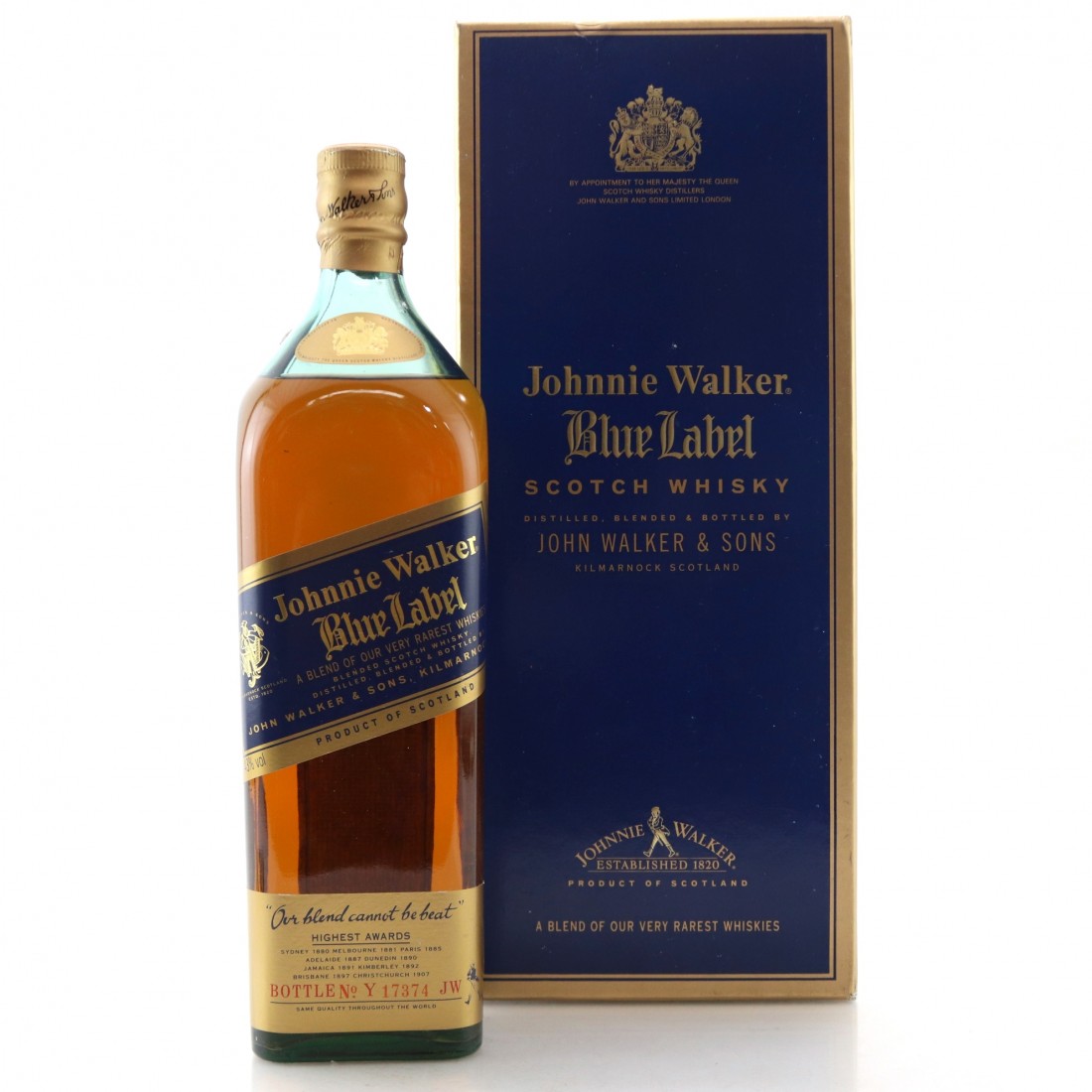Johnnie Walker Blue Label 1 Litre Whisky Auctioneer