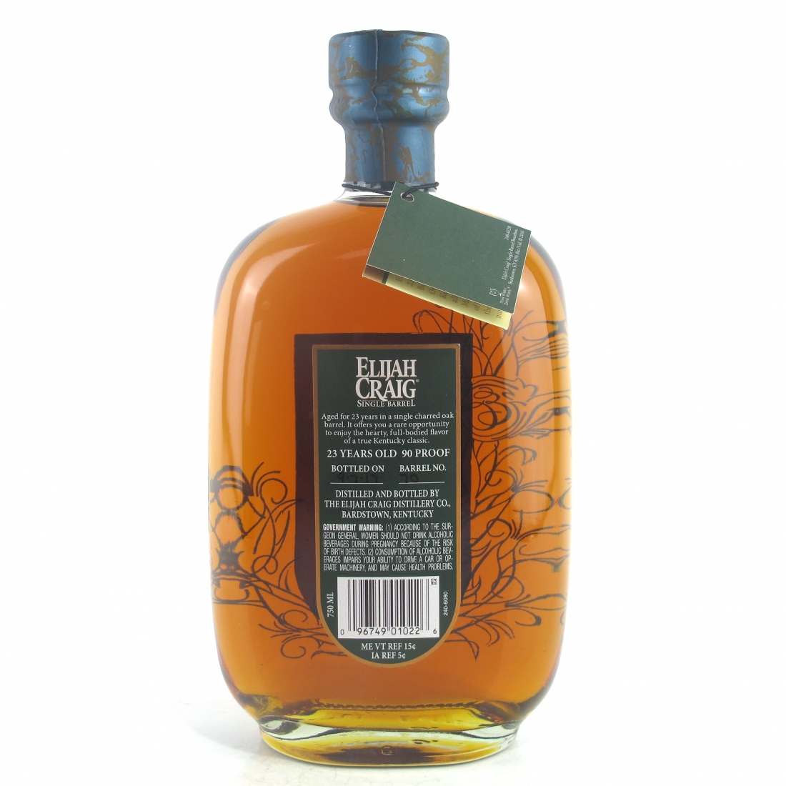 Elijah Craig 23 Year Old Single Barrel 2017 Whisky Auctioneer