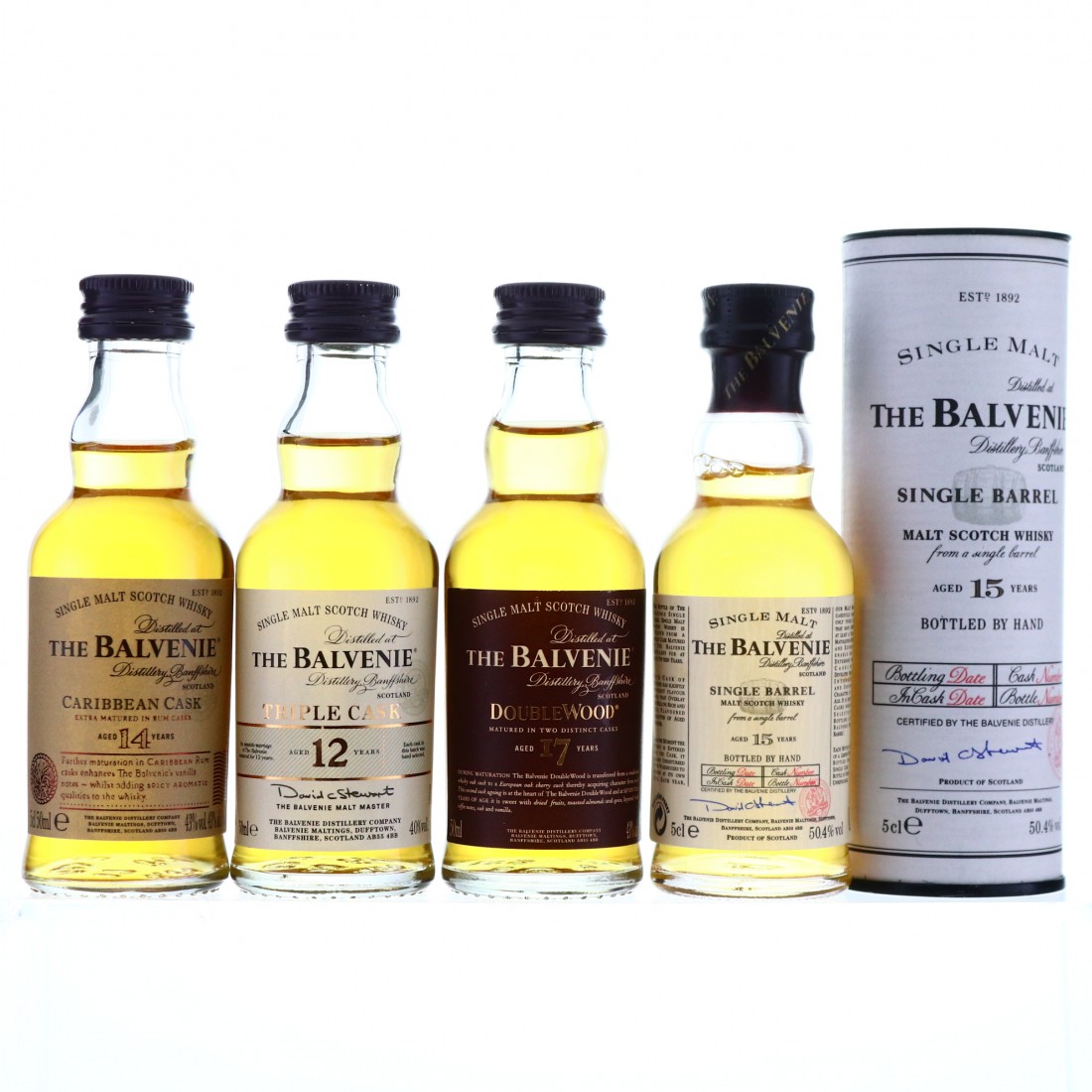 balvenie mini bottles