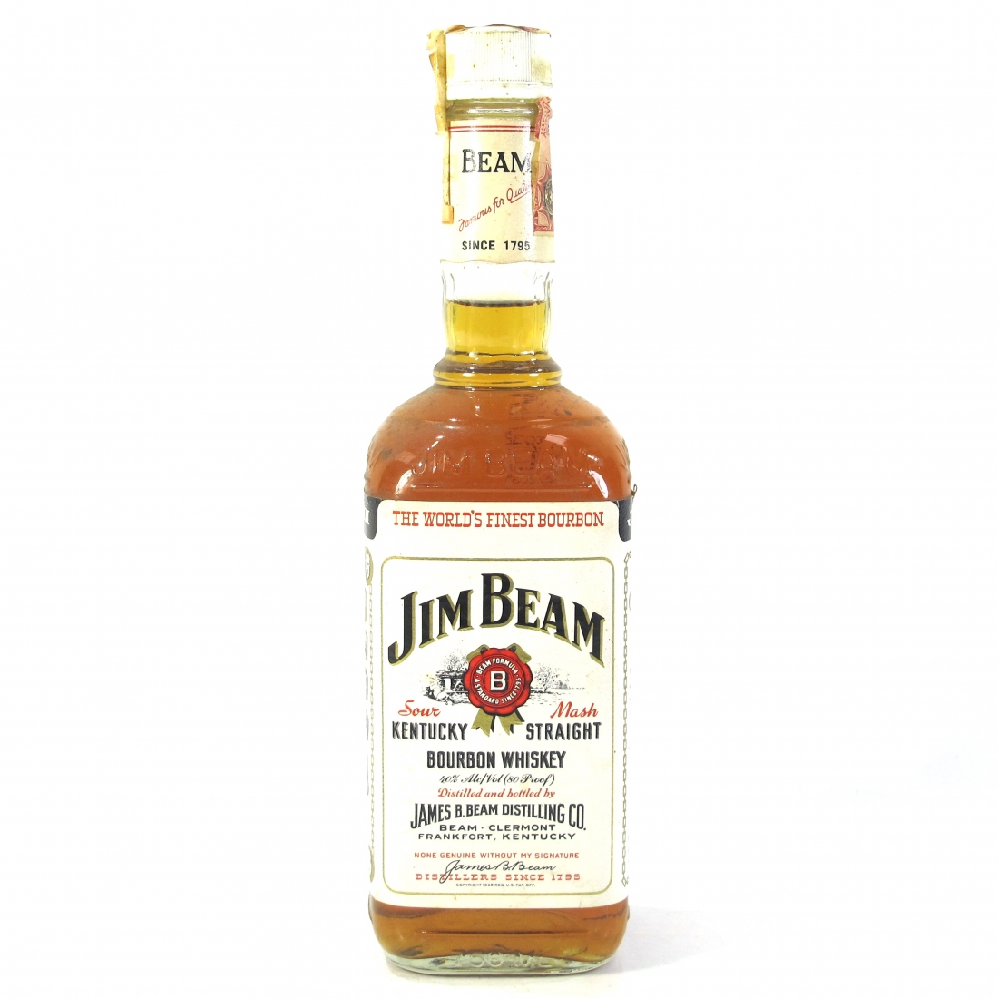 Jim Beam Kentucky Straight Bourbon Whisky Auctioneer